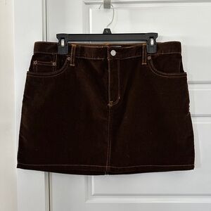 GAP Dark Brown Mini Skirt
